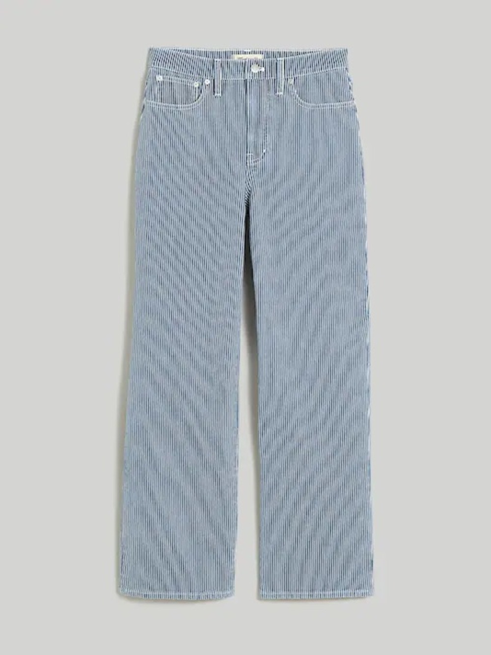Madewell Perfect Vintage Wide-Leg Crop Jean in Indigo Railroad